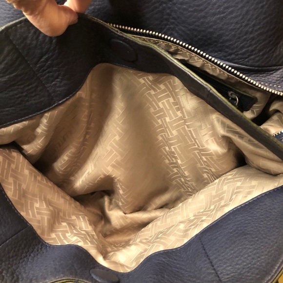 Cole Haan big steel blue hobo. - Picture 12 of 13